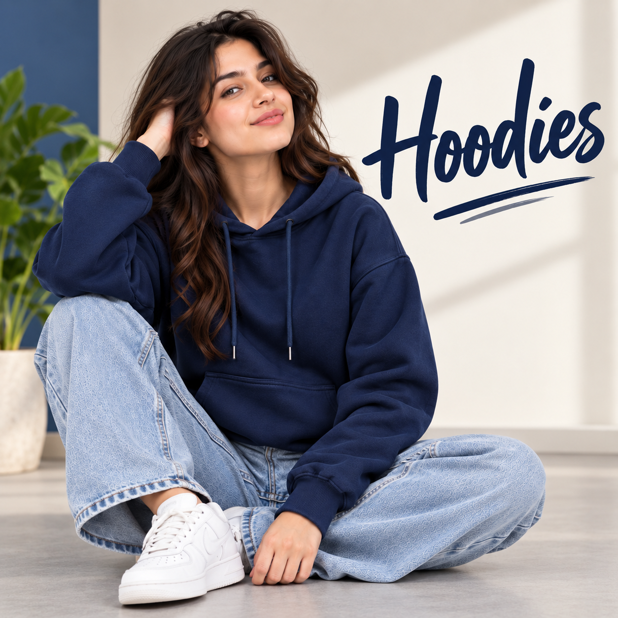 Modern Hoodies Fashion Portrait