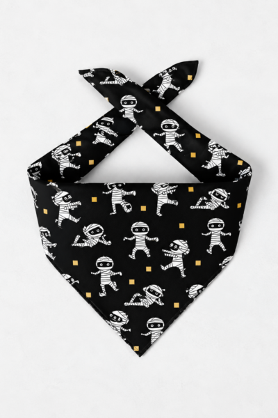 Mummy Print Bandana Scarf