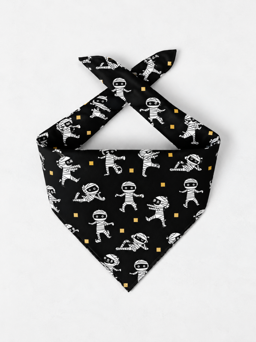 Mummy Print Bandana Scarf