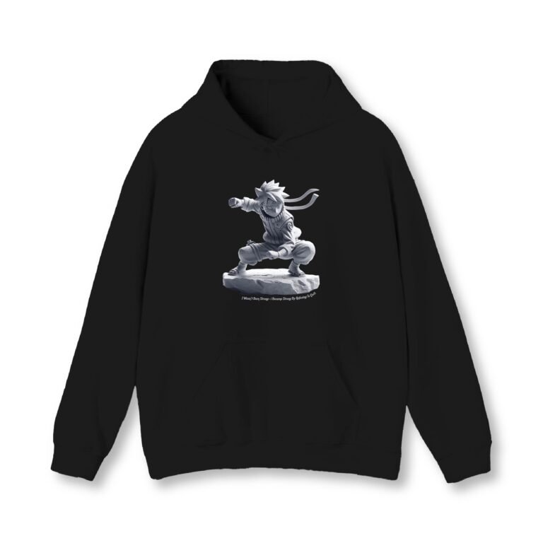 Naruto Black Unisex Hoodie UH24 Front