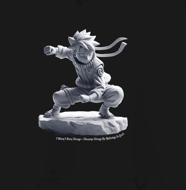 Naruto Black Unisex Hoodie UH24 Frontde