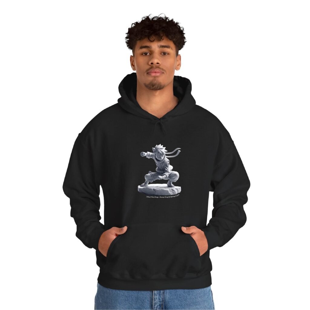 Naruto Black Unisex Hoodie UH24 Male 1 Front