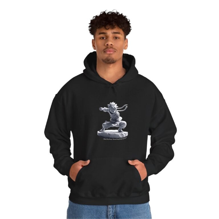 Naruto Black Unisex Hoodie UH24 Male 1 Front