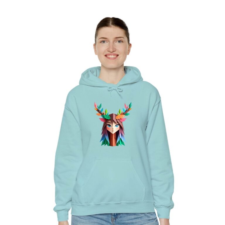 Nature Beauty Mint Unisex Hoddies Girl 2 Front