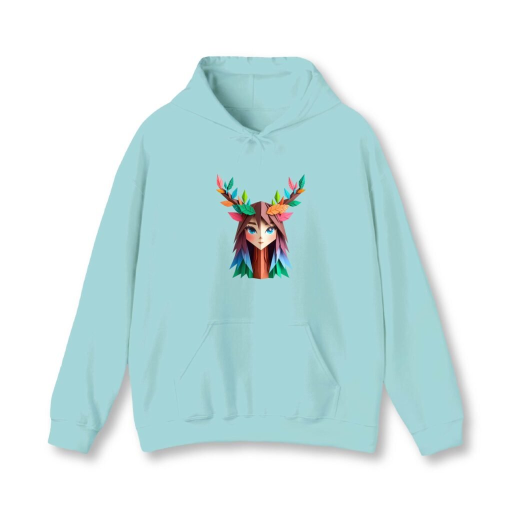 Nature Beauty Mint Unisex Hoodie UH24 Front