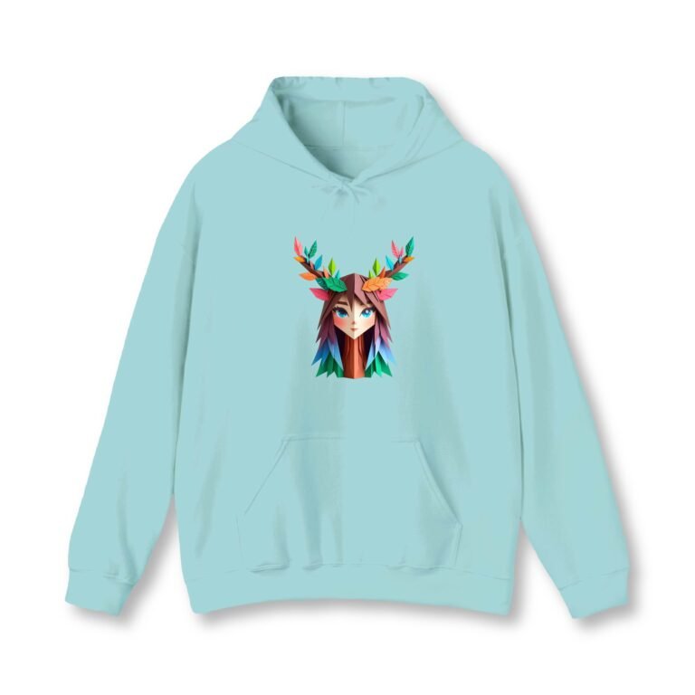 Nature Beauty Mint Unisex Hoodie UH24 Front
