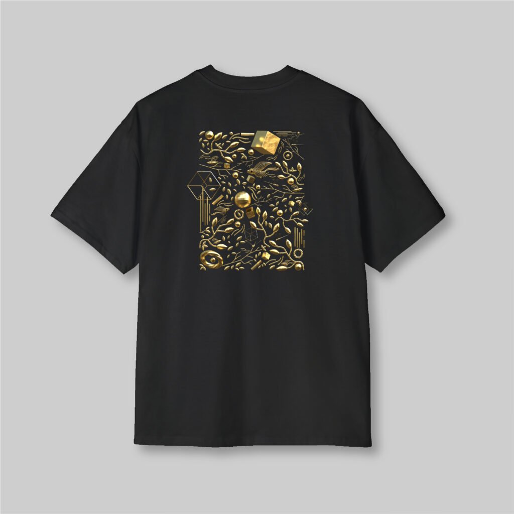 Nature Gold Sinker Oversized T Shirt Unisex Wear Kalavaasi 3