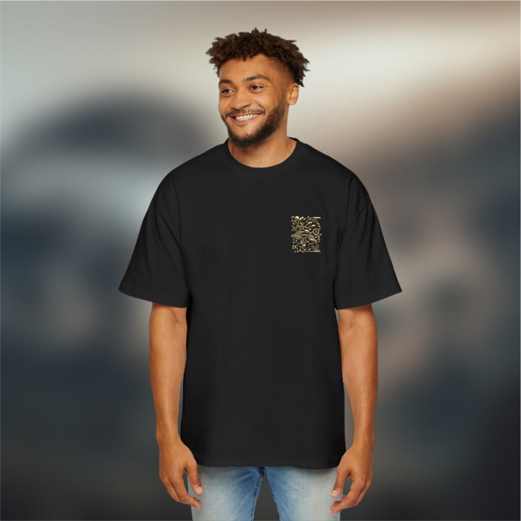 Nature Gold Sinker Oversized T Shirt Unisex Wear Kalavaasi 5