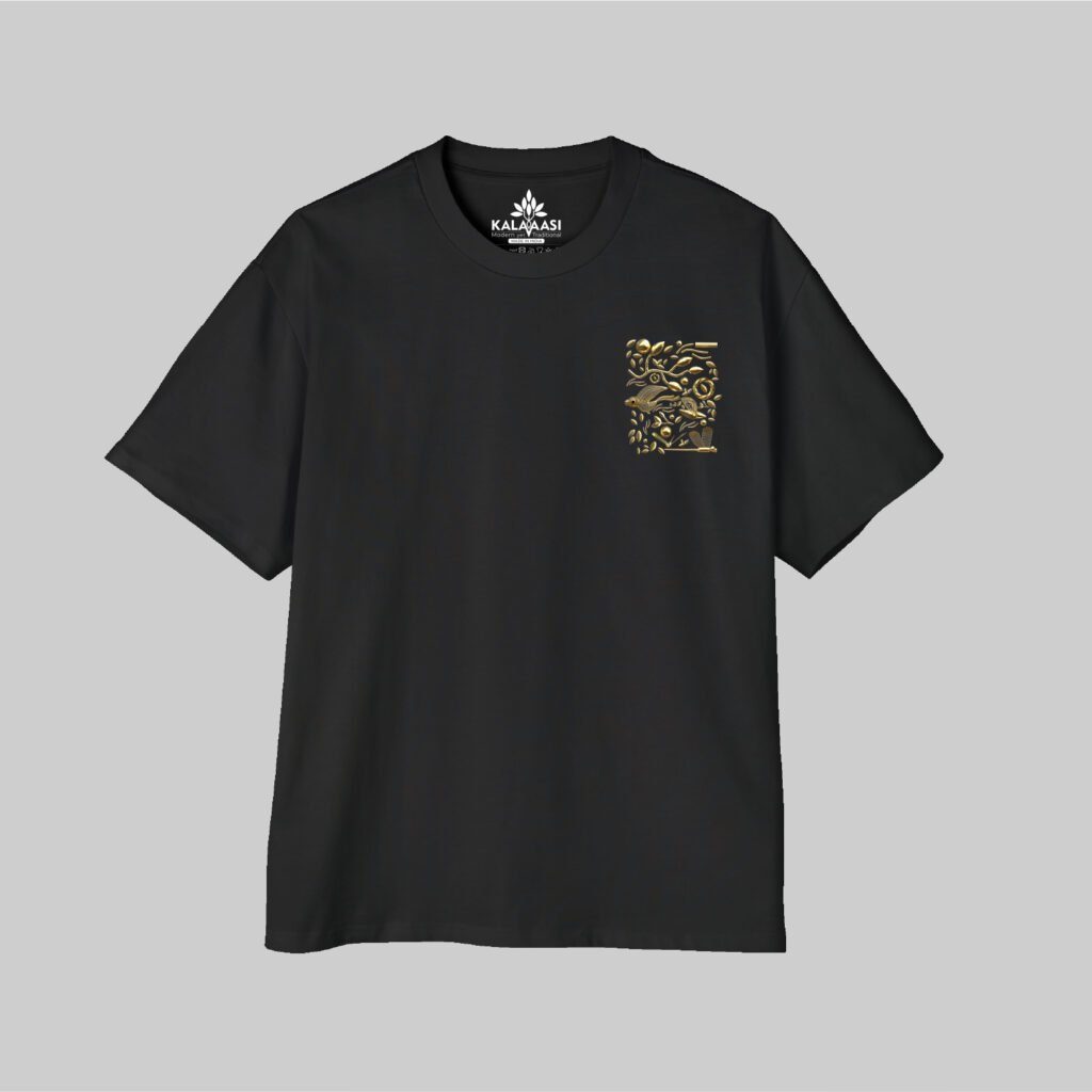 Nature Gold Sinker Oversized T Shirt Unisex Wear Kalavaasi 6