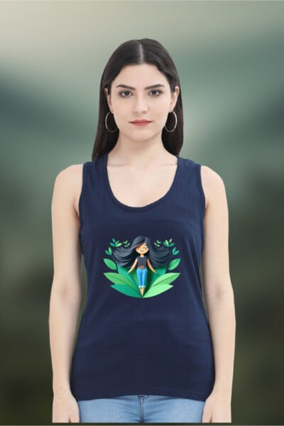 Nature Peace Cotton Tank Top