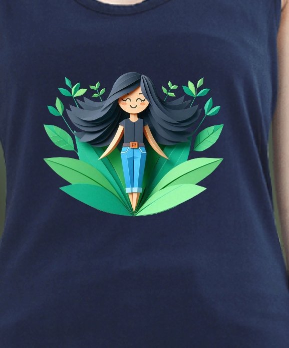 Nature Peace Cotton Tank Top