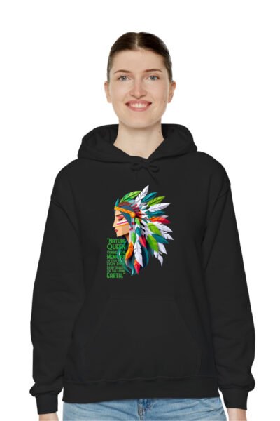 Nature Queen Oversized Hoodie | 400 GSM Premium Unisex Heavyweight Streetwear | Kalavaasi