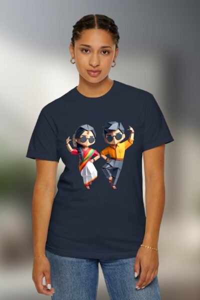 Dance PatnerCrew Neck Regular T-Shirt | 100% Cotton 180 GSM | Kalavaasi