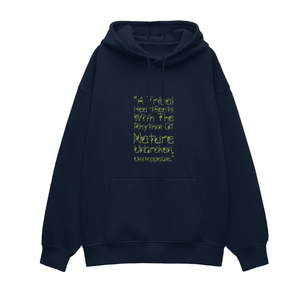 NavyBlue Unisex Over Hoddies UH32 Front