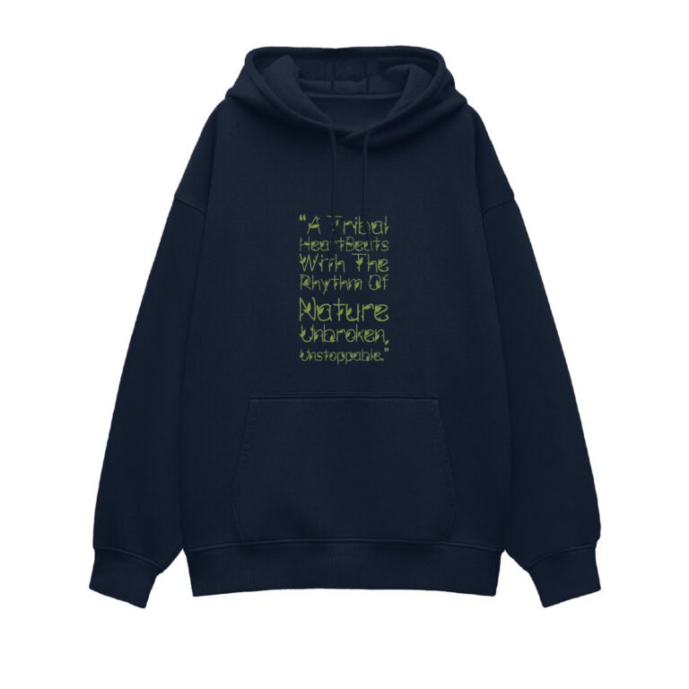 NavyBlue Unisex Over Hoddies UH32 Front