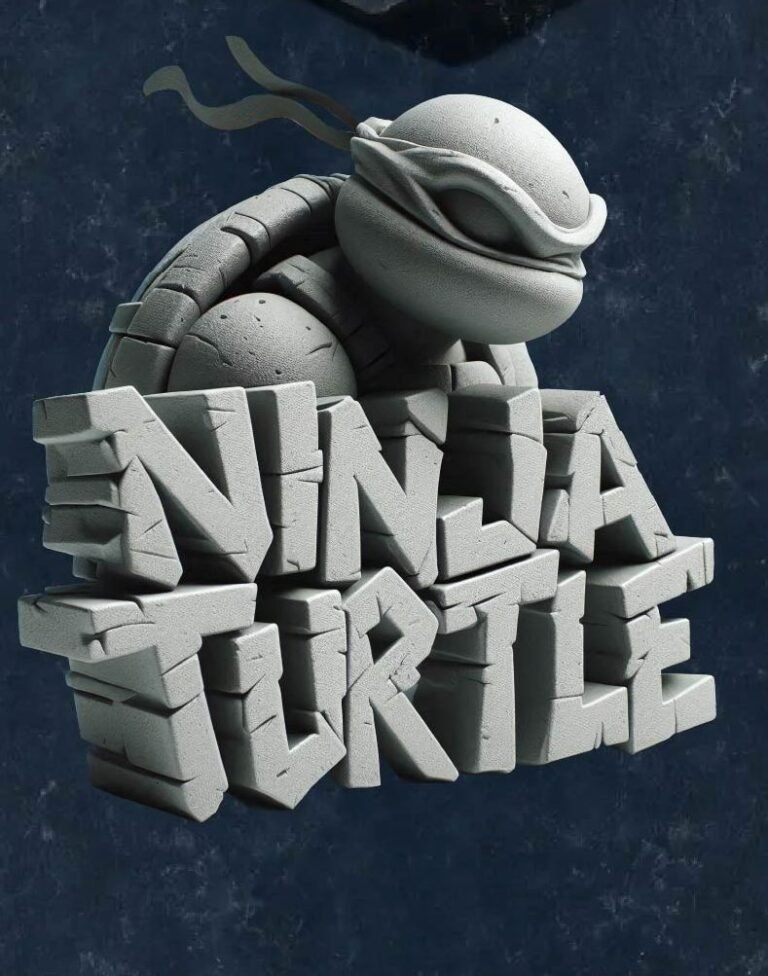 Ninja Turtle Navy B AW Backde