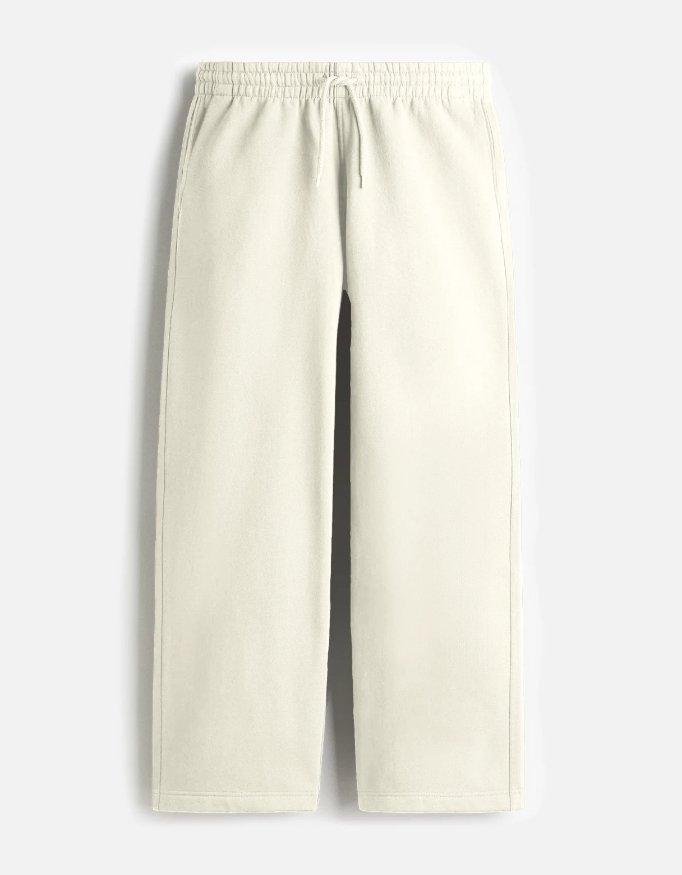 Off White 260 GSM Oversized Sweatpants | Unisex Baggy Streetwear Pants | Kalavaasi