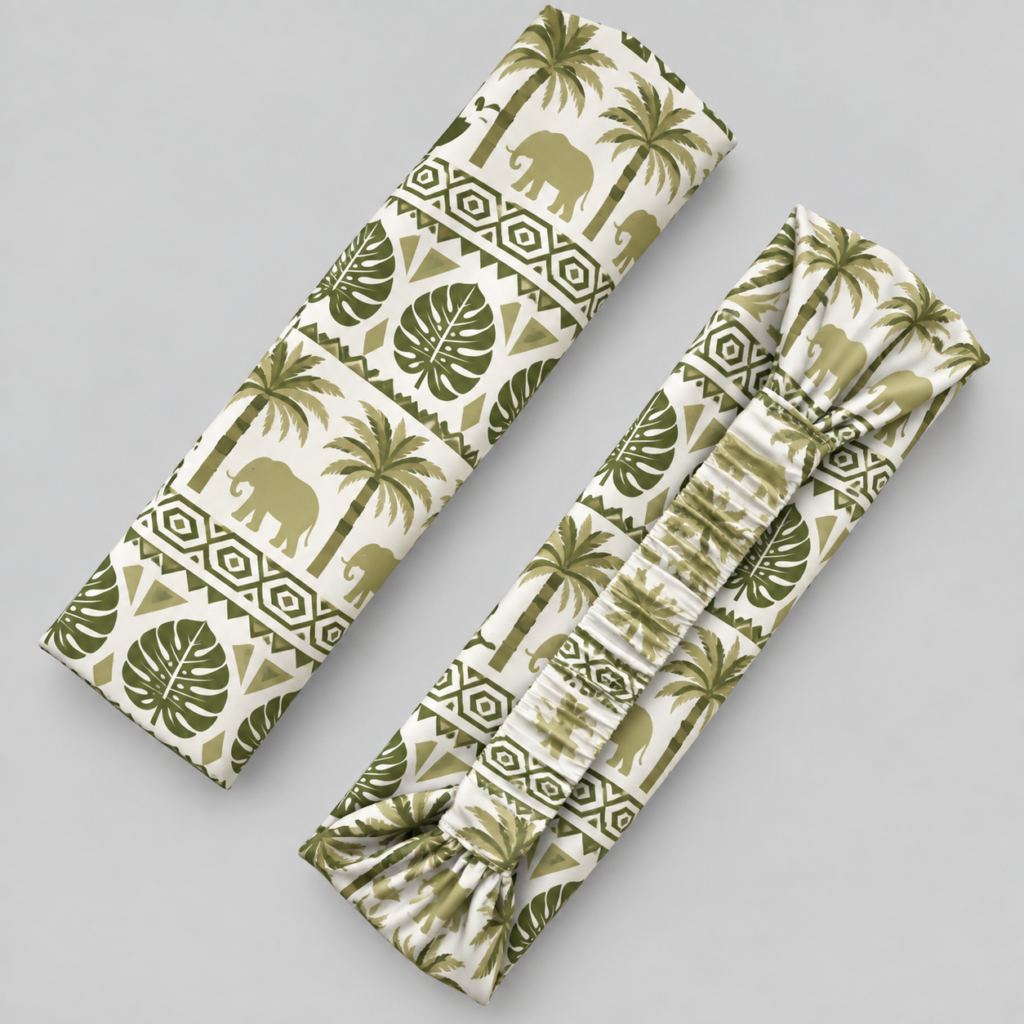 Olive Tropical Elephant Headbands