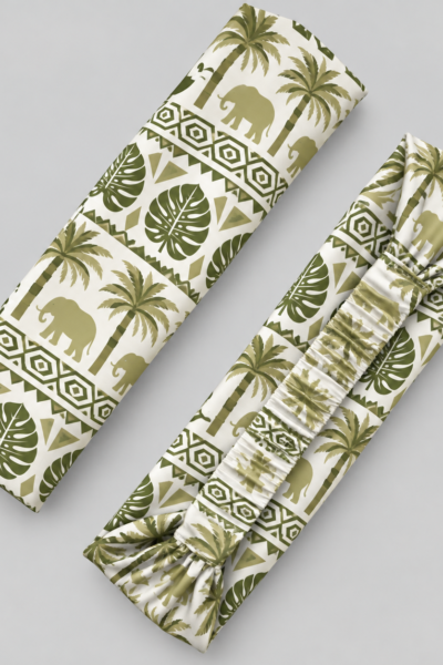 Olive Tropical Elephant Headbands