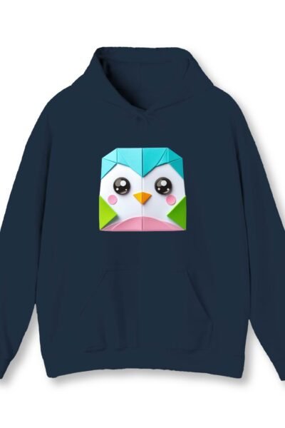 Owl NavyBlue Unisex Hoodie UH24 Front
