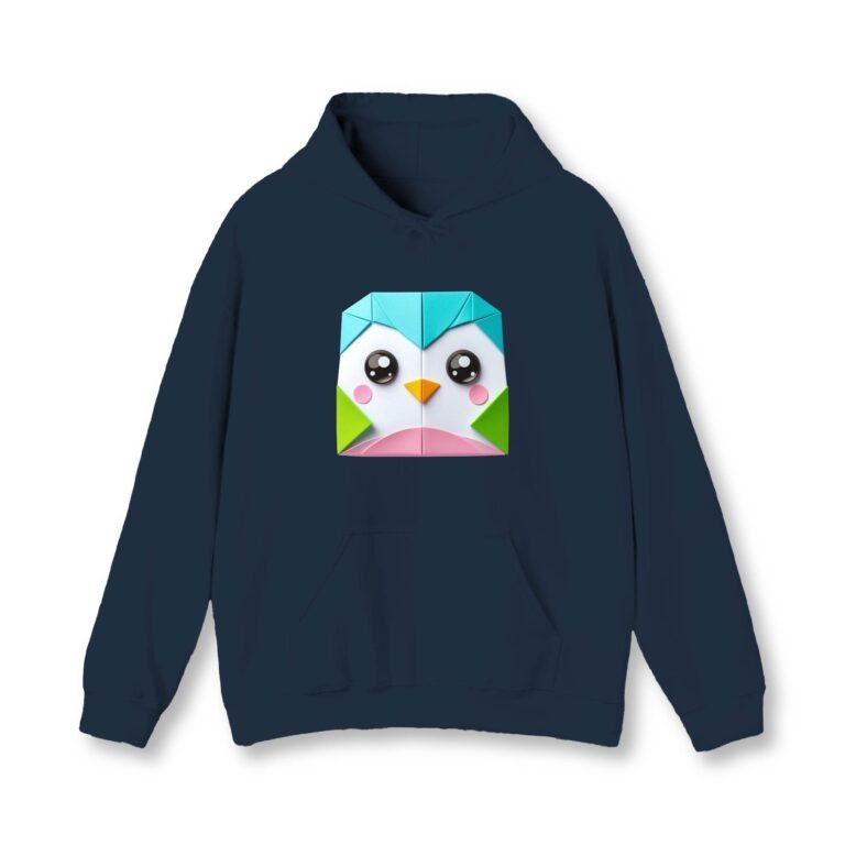 Owl NavyBlue Unisex Hoodie UH24 Front