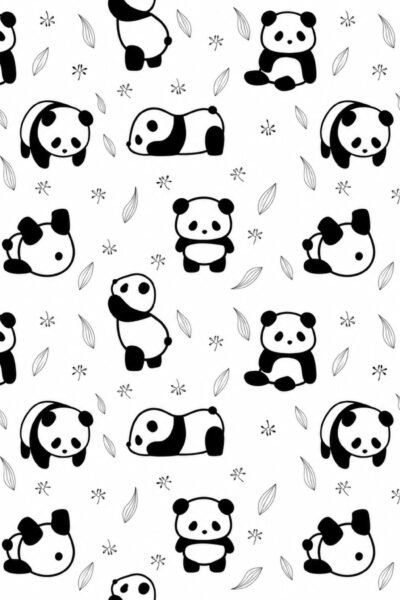 Panda Pattern Large Tote Bag – UT20 Kalavaasi 1 1