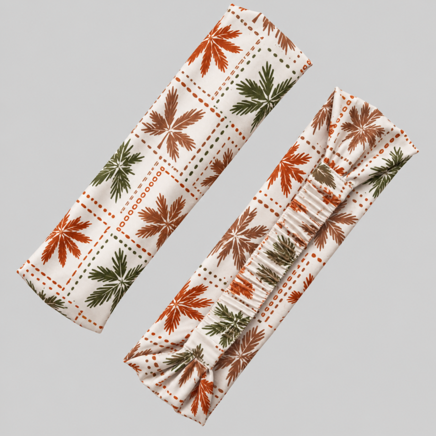 Tropical Patchwork Twist Headband – Stretchable Sports & Fashion Headband | Kalavaasi