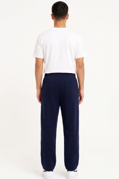 Peark Blue 260 GSM Oversized Sweatpants | Unisex Baggy Streetwear Pants | Kalavaasi