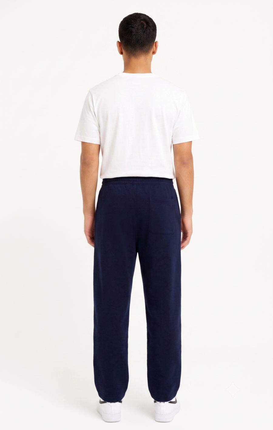 Peark Blue 260 GSM Oversized Sweatpants | Unisex Baggy Streetwear Pants | Kalavaasi