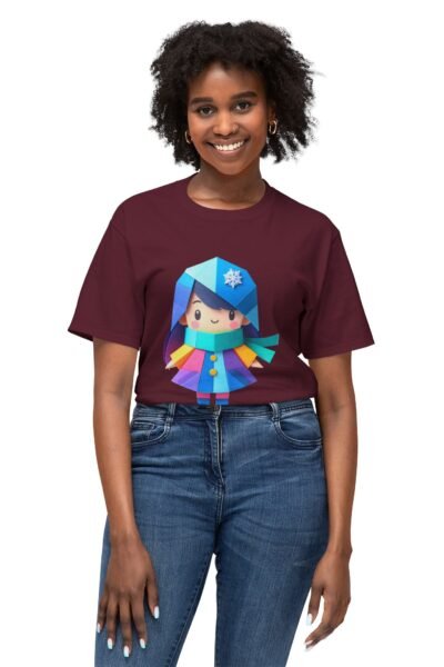 Snow Barbie Crew Neck Regular T-Shirt | 100% Cotton 180 GSM | Kalavaasi