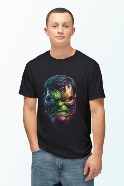 Angry Hulk Crew Neck Regular T-Shirt | 100% Cotton 180 GSM | Kalavaasi