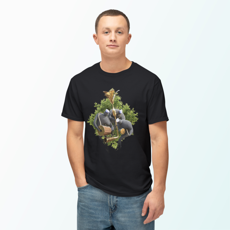 Tribal FolkHalf Sleeves Crew Neck Regular T-Shirt | 100% Cotton 180 GSM | Kalavaasi