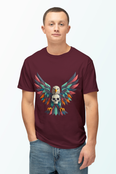 King of Sky Crew Neck Regular T-Shirt | 100% Cotton 180 GSM | Kalavaasi