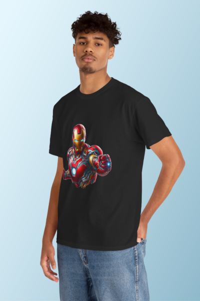 Iron Man Crew Neck Regular T-Shirt | 100% Cotton 180 GSM | Kalavaasi