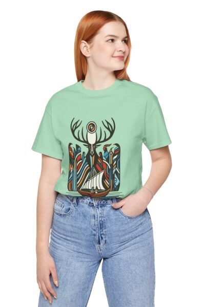 Dear Abstract Crew Neck Regular T-Shirt | 100% Cotton 180 GSM | Kalavaasi