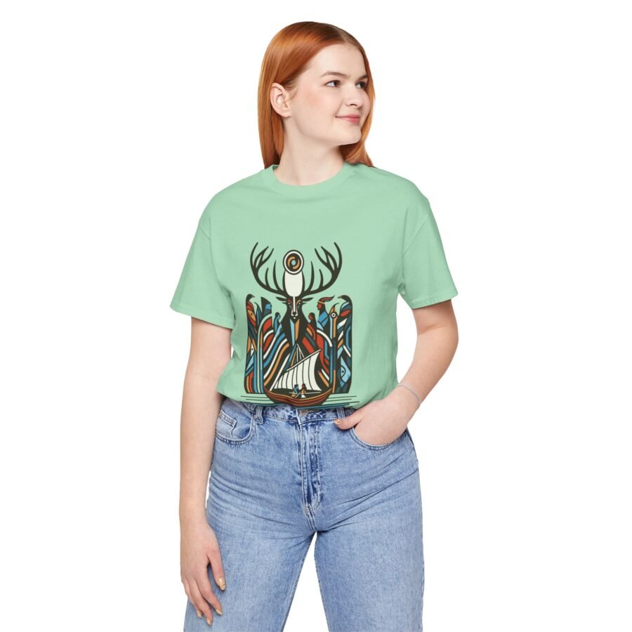 Dear Abstract Crew Neck Regular T-Shirt | 100% Cotton 180 GSM | Kalavaasi