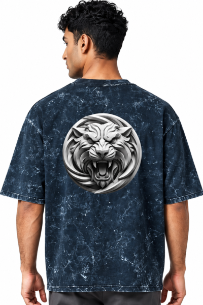 Roaring Tiger Graphic T Shirt Back View