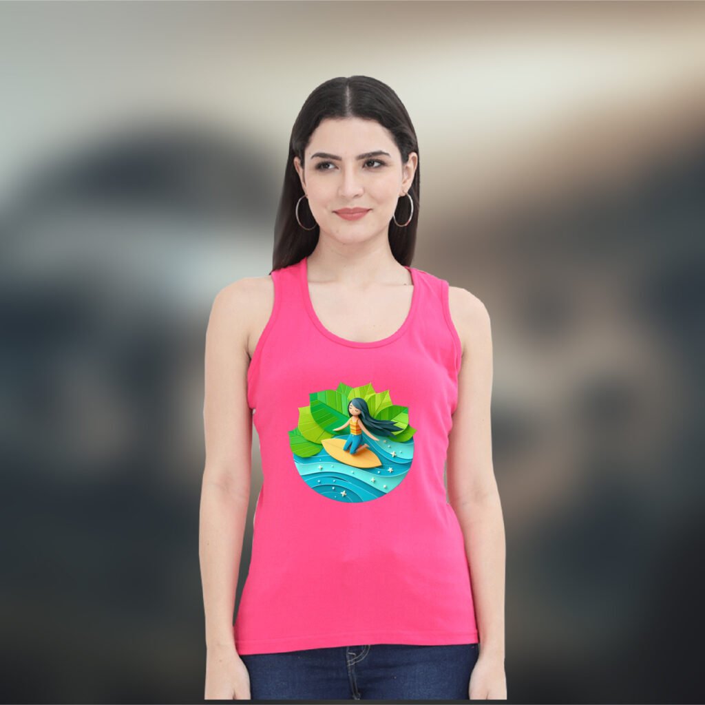 Sea Nature Cotton Tank Top 1