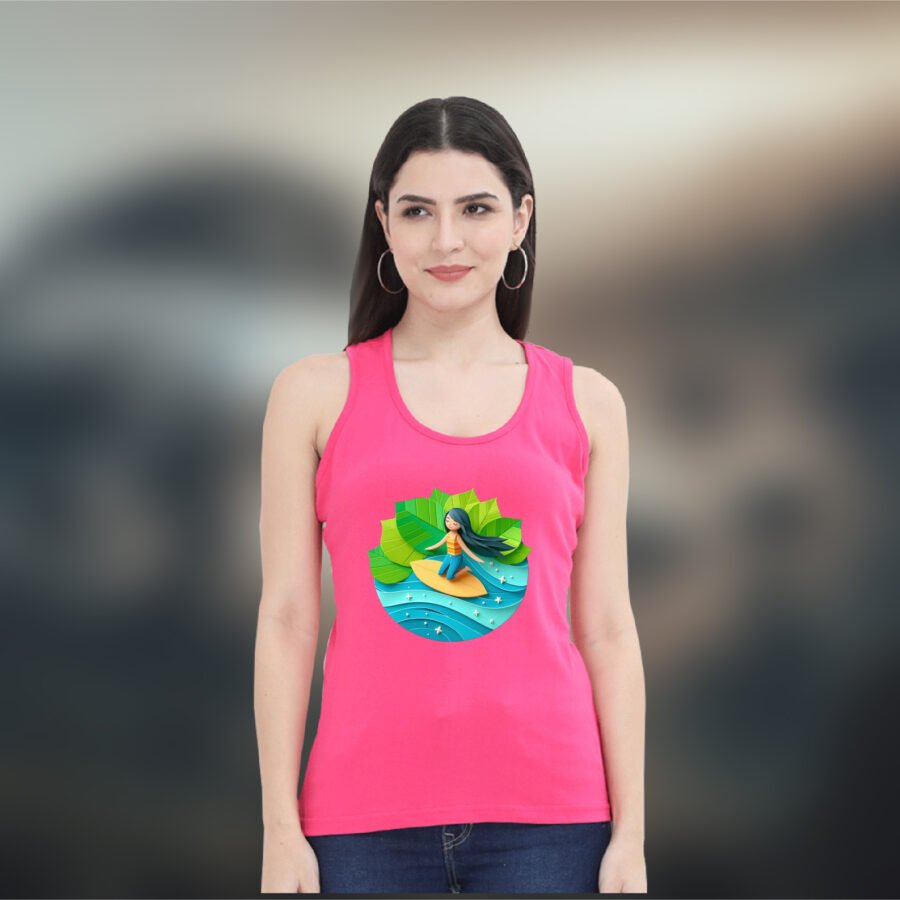 Sea Nature Cotton Tank Top