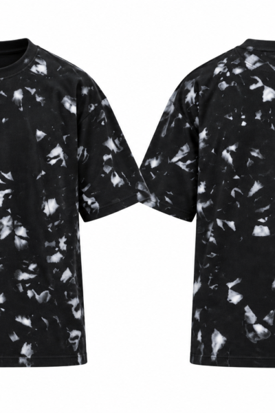 Splatter Acid Washed Oversized T Shirt Unisex Wear Kalavaasi 2