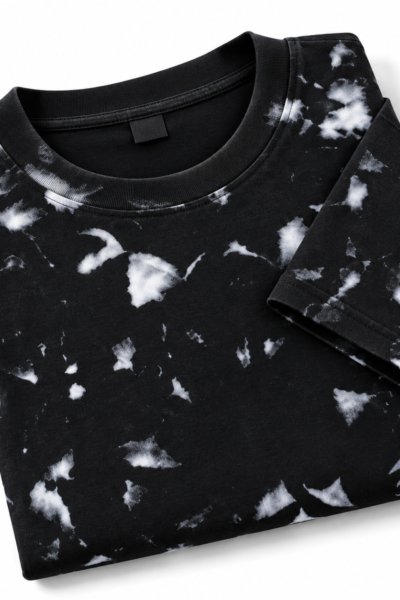 Splatter Acid Washed Oversized T Shirt Unisex Wear Kalavaasi 4