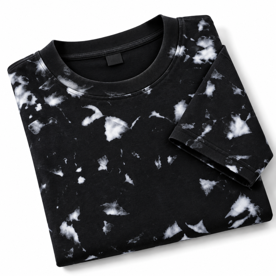 Splatter Acid Washed Oversized T Shirt Unisex Wear Kalavaasi 4
