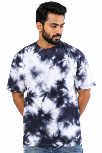 Studio Portrait in Tie Dye T Shirt