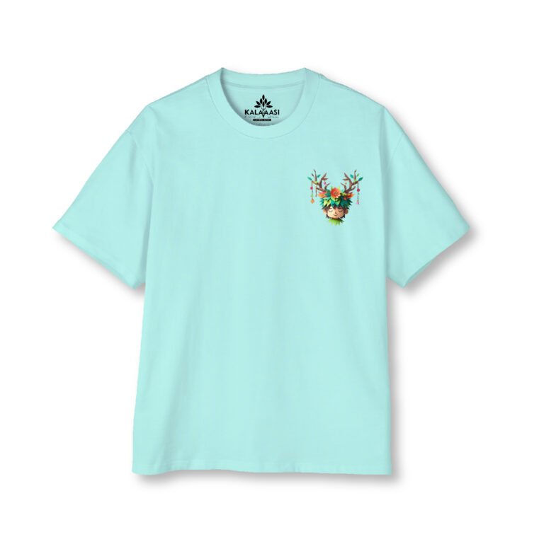 Tribal Drumer player Oversized T Shirt Unisex Streetwear Kalavaasi 1
