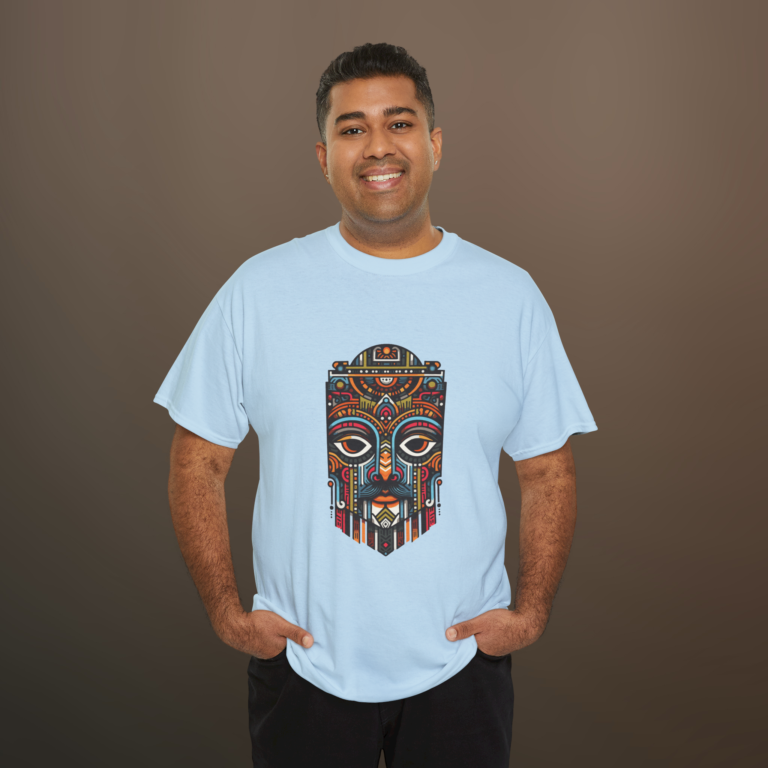 Tribal Face Mask Person 6
