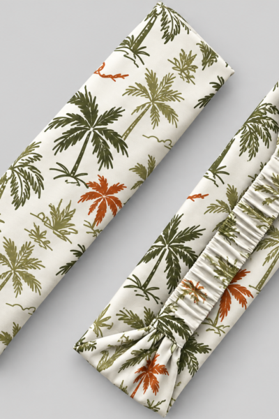 Tropical Palm Print Headbands