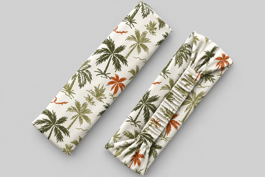 Tropical Palm Print Headbands – Stretchable Sports & Fashion Headband | Kalavaasi