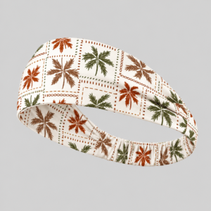 Tropical Patchwork Twist Headband – Stretchable Sports & Fashion Headband | Kalavaasi
