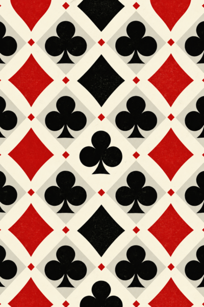 Vintage Playing Card Suit Pattern2