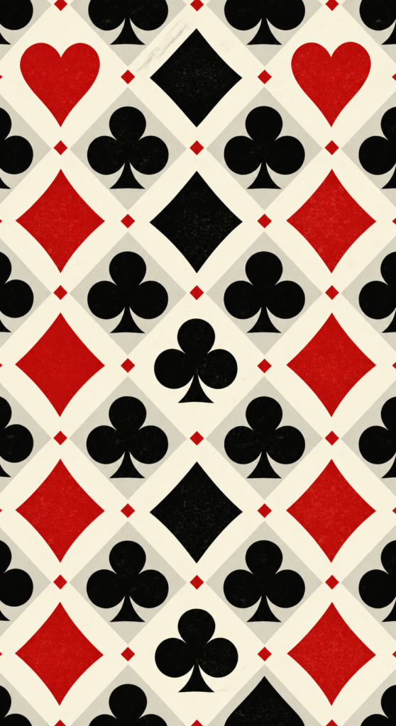 Vintage Playing Card Suit Pattern2
